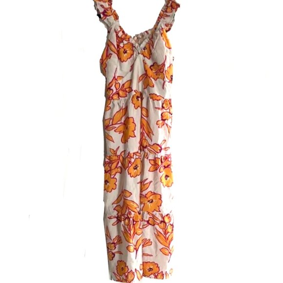Brand New Monteau Los Angeles Floral Print Mini Sundress - Picture 1 of 9